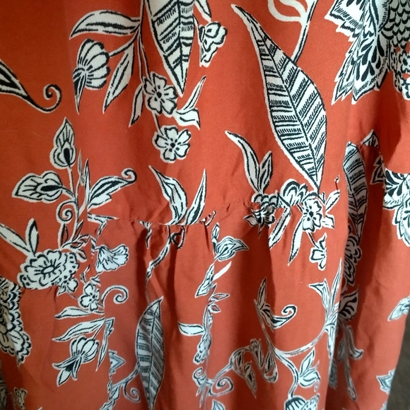 beachlunchlounge Collection Floral Tribal Midi Dress Sun Dress Size XS - Picture 8 of 11